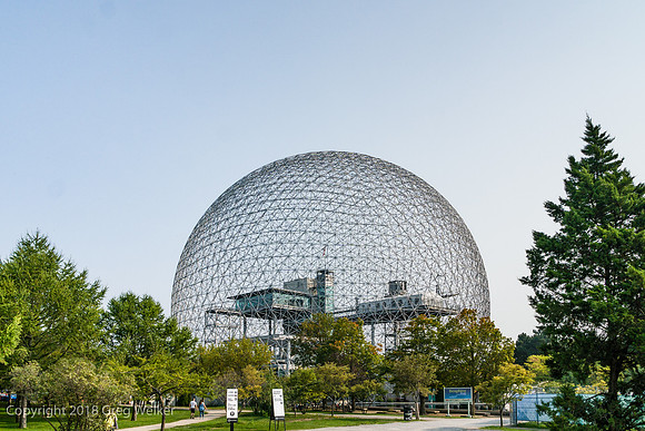 Biosphere Environmental Museum in Jean-Drapeau Park on Saint Helen's Island.  22 shots of interior and exterior.