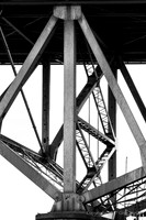 Burrard Bridge Support, Vancouver Canada August 2015