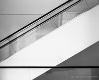 Escalator In Vancouver Art Gallery August 2015