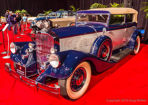 1933 Pierce Arrow 12 Convertible Sedan By LeBaron