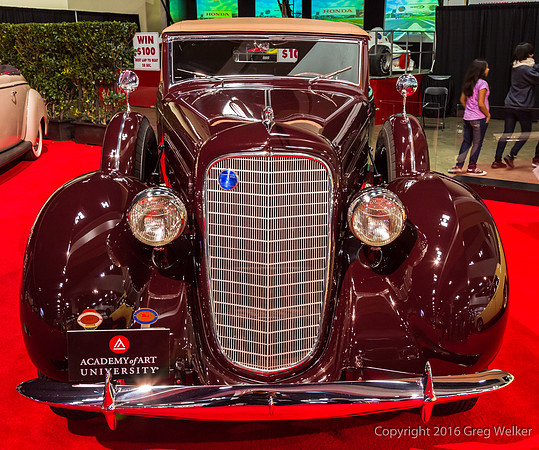1937 Lincoln K Brunn Convertible Victoria