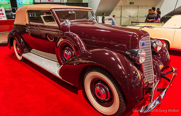 1937 Lincoln K Brunn Convertible Victoria