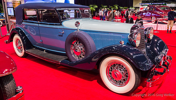 1933 Lincoln KB Custom Dietrich Convertible Sedan