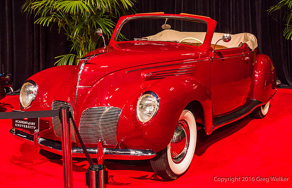 1938 Lincoln Zephyr Convertible Coupe