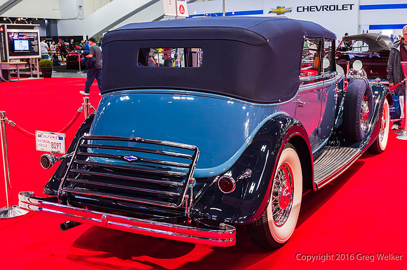 1933 Lincoln KB Custom Dietrich Convertible Sedan