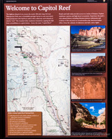 Capitol Reef Nat. Park Information Sign