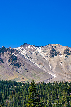 Mt. Lassen From Devastated Area