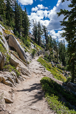 On The Bumpass Hell Trail