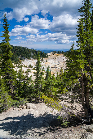 First View Of Bumpass Hell
