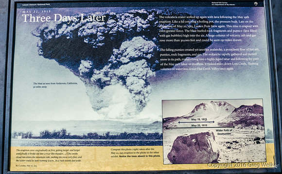 Devastated Area Information Sign