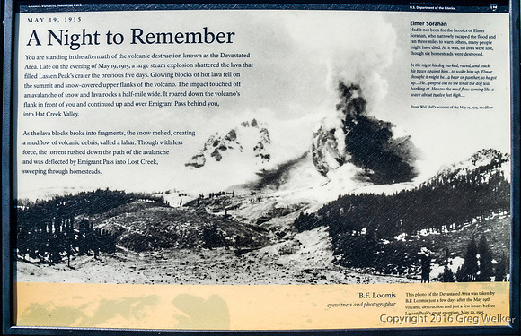 Devastated Area Information Sign