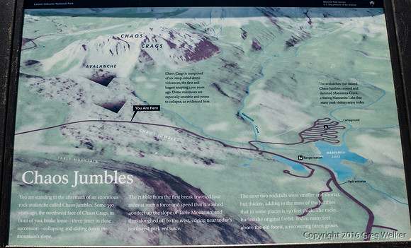 Chaos Jumbles Information Sign