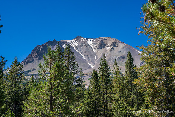 Mt. Lassen From Devastated Area
