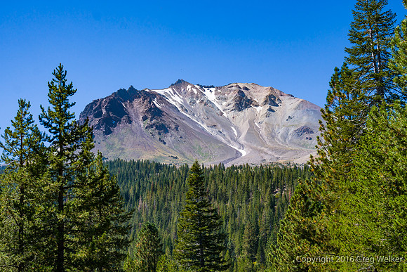 Mt. Lassen From Devastated Area