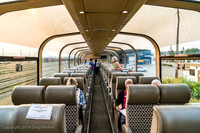 This car is reserved for first class passengers and full meals are served at your seat.