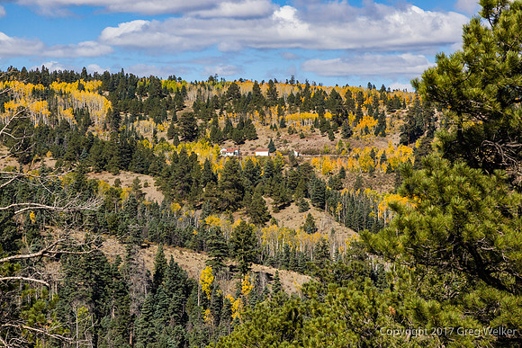 Buildings Of Sublette Seen In Distance