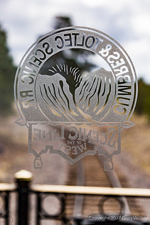 Etched Glass RR Insignia