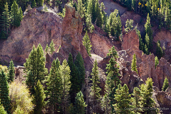 Rock Formations Near Calico Cut