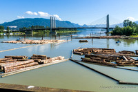 Pitt River And Bridge.