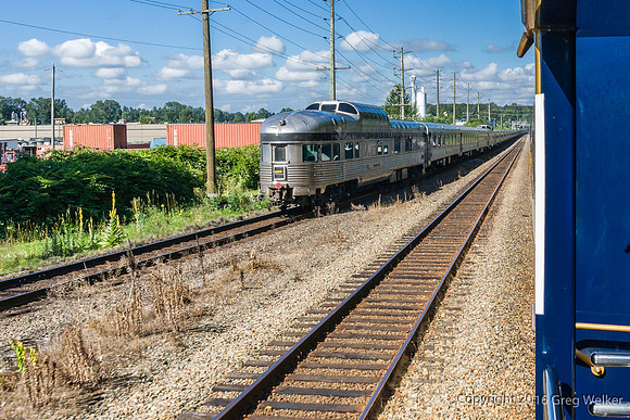Via Canadian From Toronto At Mission Jct. In Mission City BC.