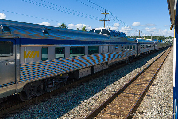 Via Canadian From Toronto At Mission Jct. In Mission City BC.