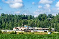 Ship On River Looks Landlocked