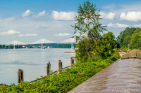 Golden Ears Bridge Over Fraser River.