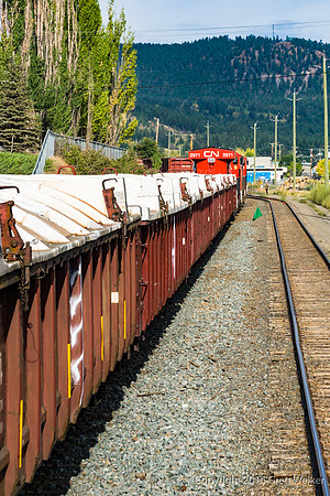 Entering Williams Lake Yard