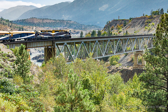 Crossing Fraser River On Spectacular 1931 RR Bridge