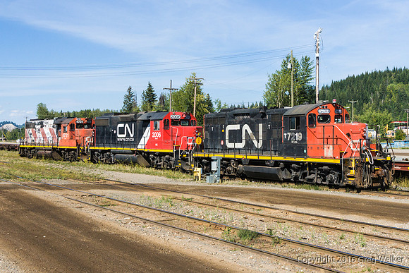 BC Railway Prince George Yard