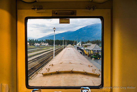 View Looking Toward Front Of Train