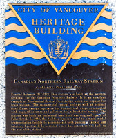 Plaque On Via Rail Station