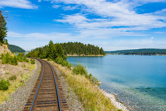 Lac La Hache Lake Near Lac La Hache