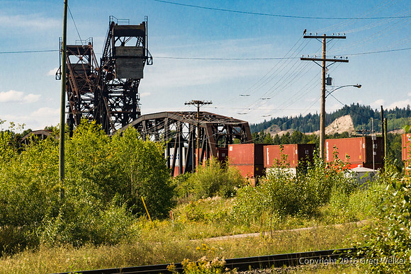 RR Bridge Over The Fraser River At Prince George