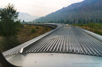 View Of Train From Dome Car