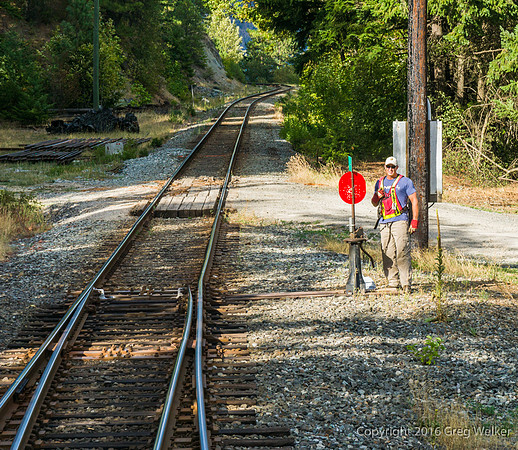 Freight Passing Us At D'Arcy BC