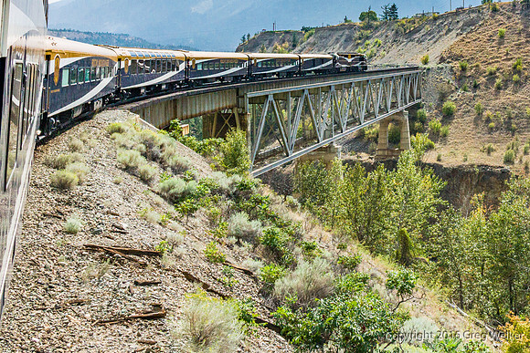 Crossing Fraser River On Spectacular 1931 RR Bridge