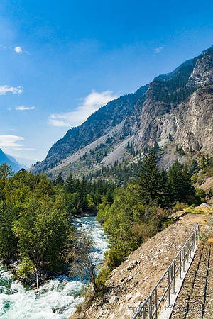 Cayoosh Creek Approaching Seton Lake Just beyond Lillooet