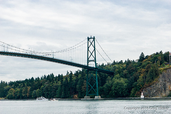Lion's Gate Bridge Over Burrard Inlet