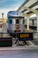 Round End Observation Car On Eastbound "Canadian", Our Train