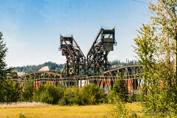 RR Bridge Over The Fraser River At Prince George