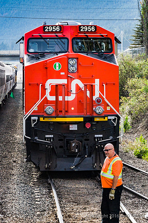 Entering Williams Lake Yard