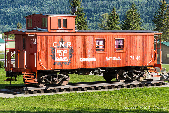 McBride Station Caboose Display