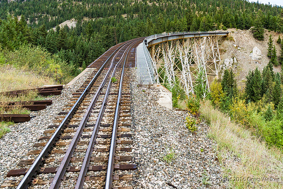 Bridge Over Fiftyone Creek Near Clinton BC