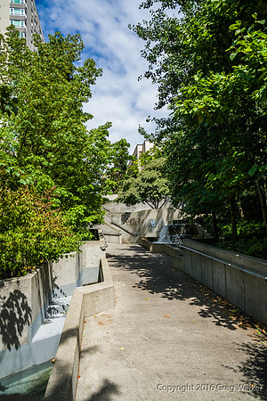 Views Entering, Within And Leaving Freeway Park