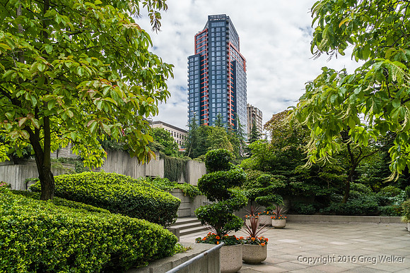 Views Entering, Within And Leaving Freeway Park