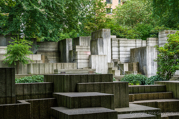Lawrence Halprin Water Sculpture (Not Running).