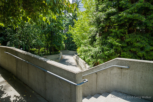 Views Entering, Within And Leaving Freeway Park