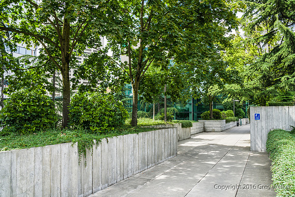 Views Entering, Within And Leaving Freeway Park