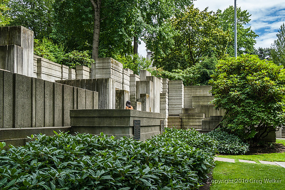 Lawrence Halprin Water Sculpture (Not Running).